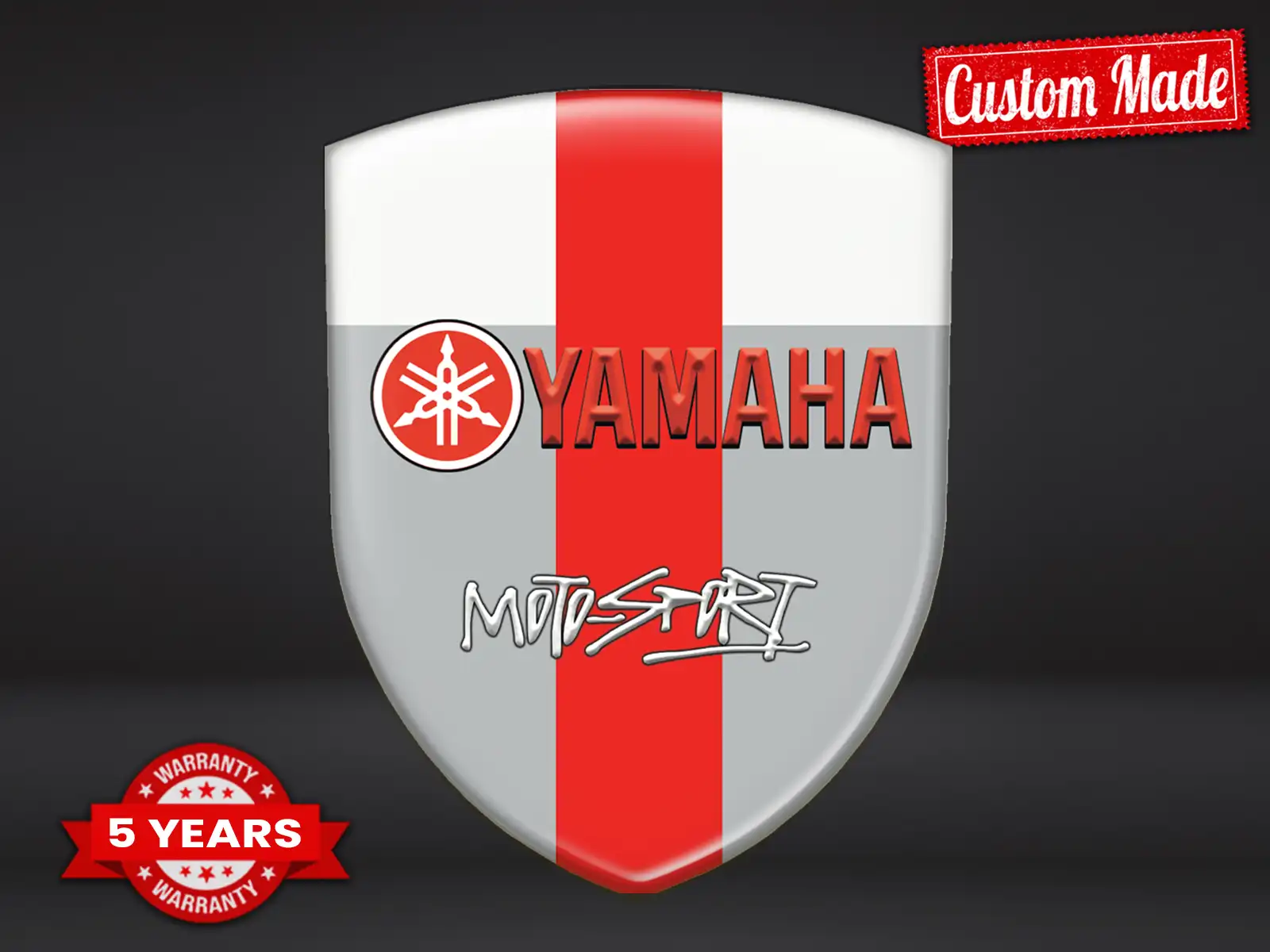 Yamaha Aufkleber auf Harz Top Design Custom Dome Labels
